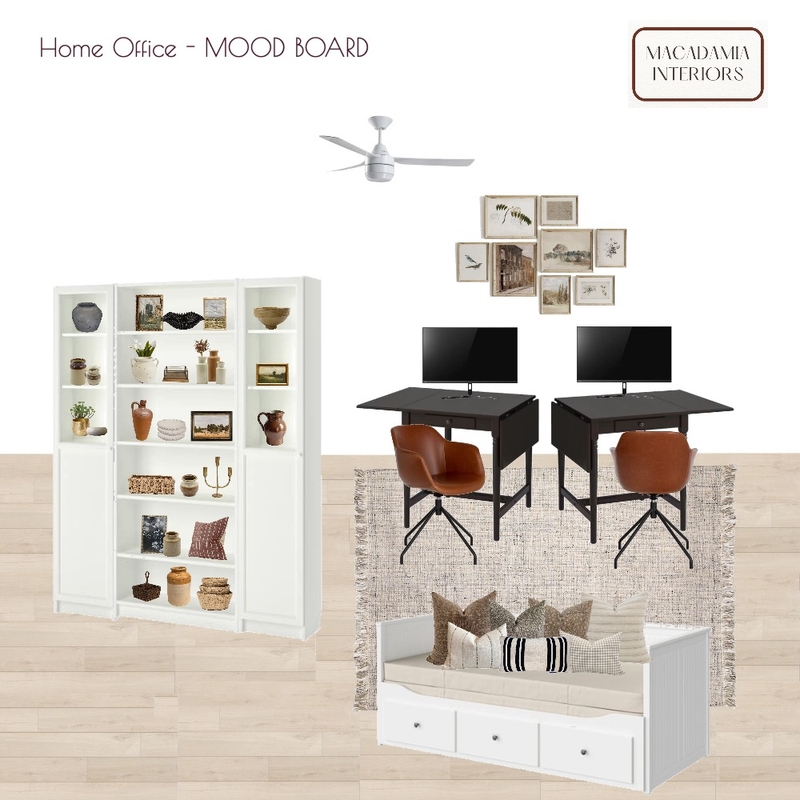 Home Office (White Billy combo) Mood Board by Casa Macadamia on Style Sourcebook