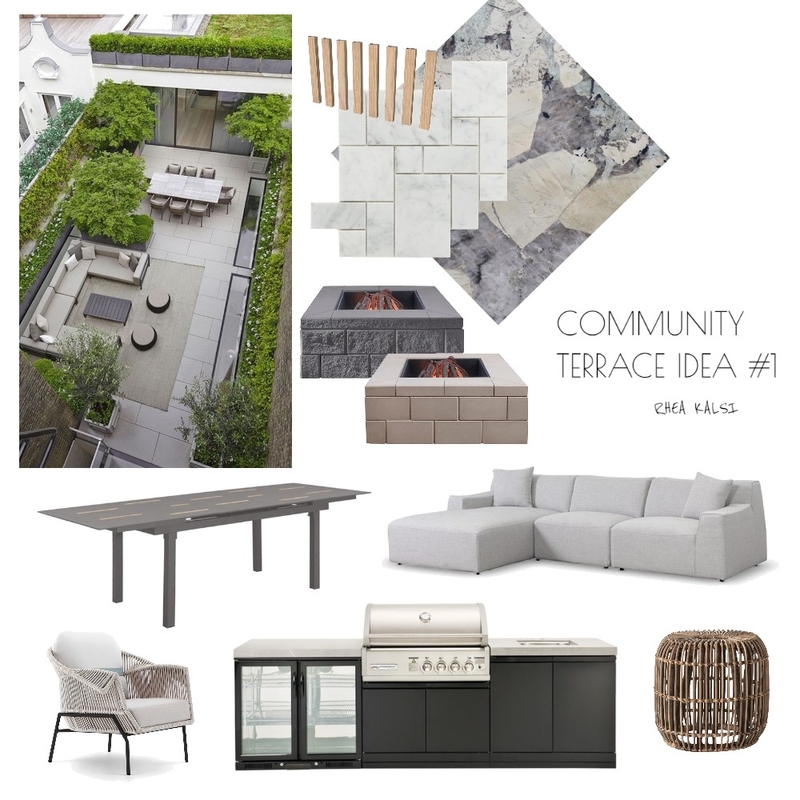 COMMUNITY TERRACE IDEA 1 Mood Board by rkalsi2002@icloud.com on Style Sourcebook