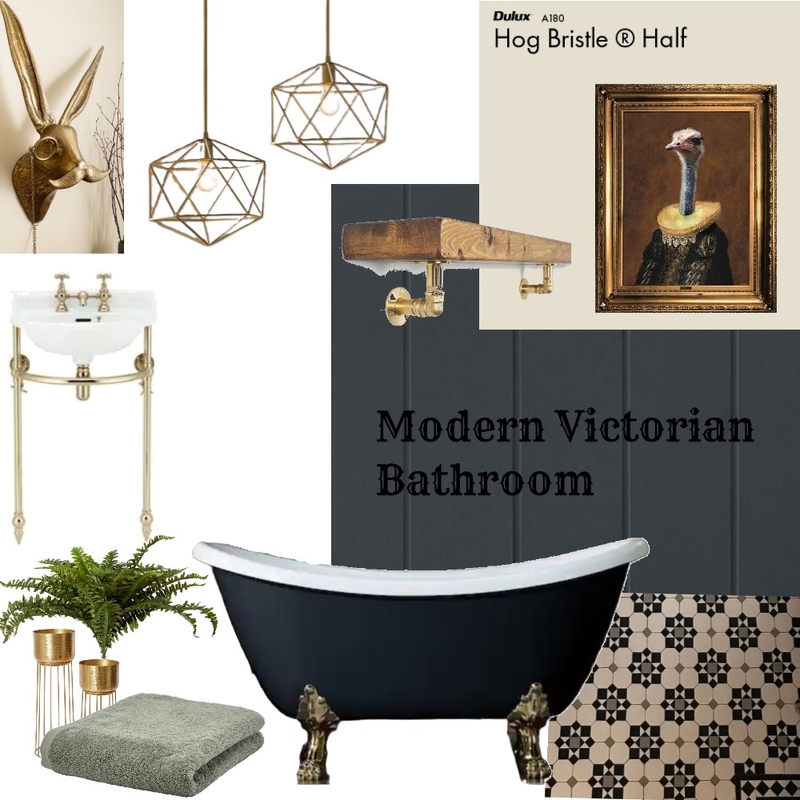 Room Specific - Modern Victorian Bathroom Mood Board by ZuriDesigns on Style Sourcebook