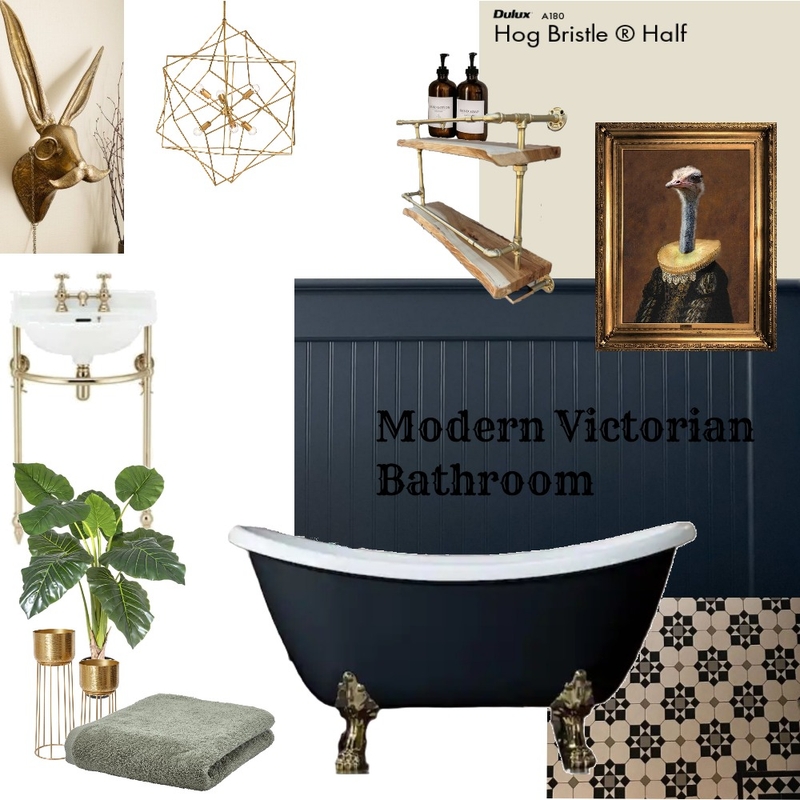 Room Specific - Modern Victorian Bathroom Mood Board by ZuriDesigns on Style Sourcebook