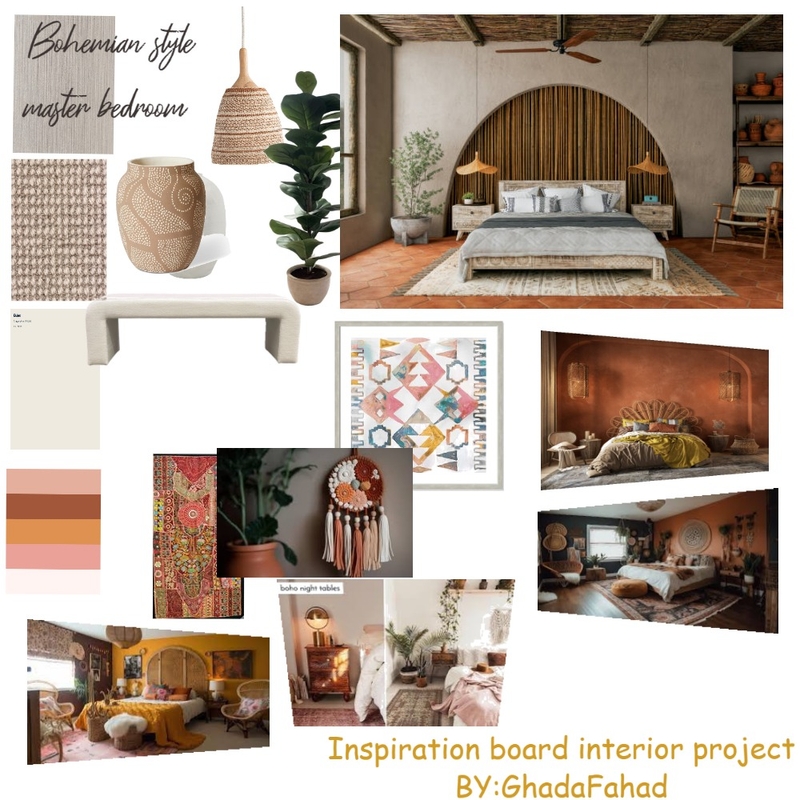 bohemian Mood Board by worlddesign2009@hotmail.com on Style Sourcebook