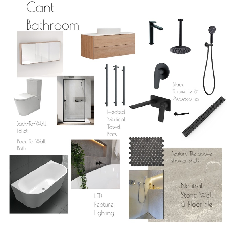 Cant Bathroom Mood Board by Jendar Interior Design on Style Sourcebook