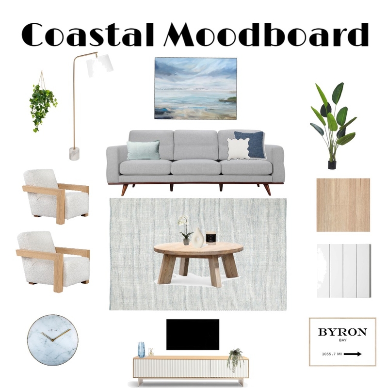 coastal room mood board Mood Board by sophie brewer on Style Sourcebook