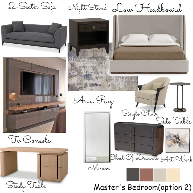 masters bedroom Mood Board by Oeuvre Designs 2 on Style Sourcebook