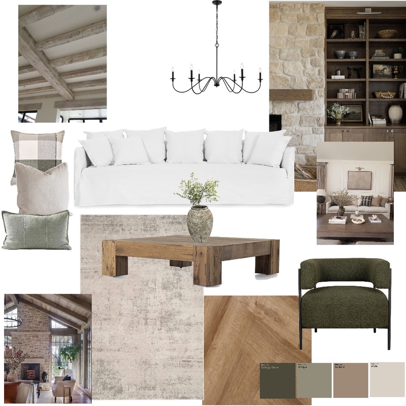 Modern farmhouse living Mood Board by Courtney Hazbic Interiors on Style Sourcebook