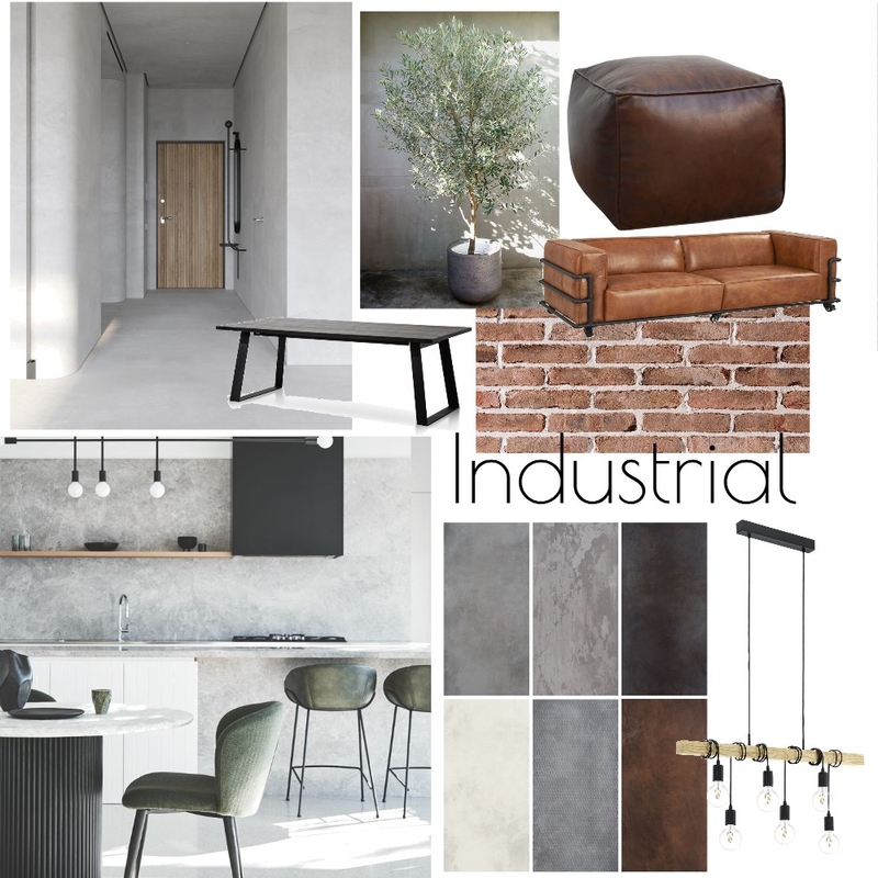 Industrial Mood Board by Katherine Dalzotto on Style Sourcebook