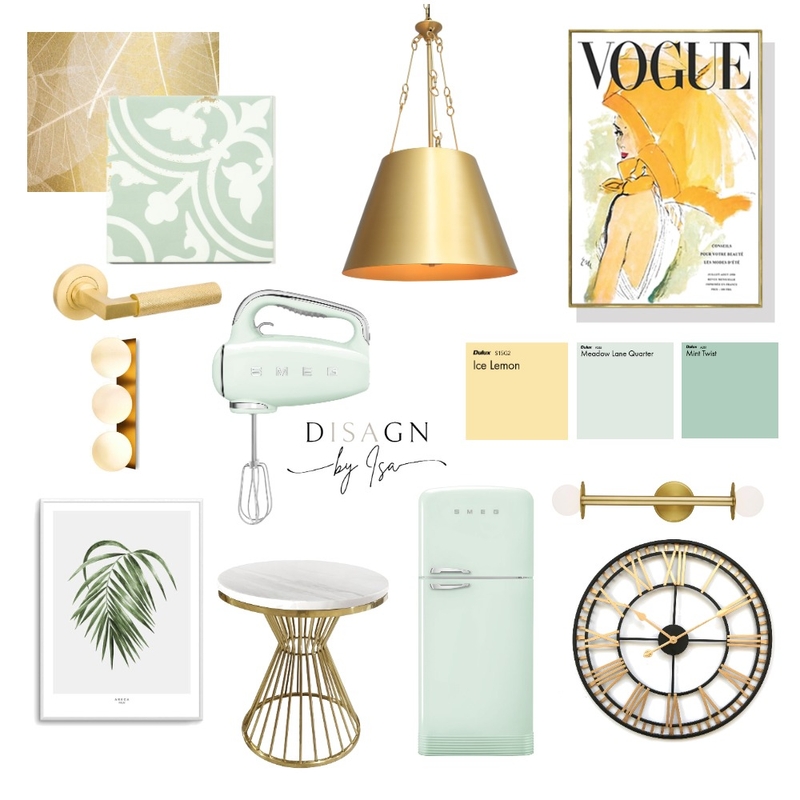 GOLDEN DAYS Mood Board by DISAGN BY ISA on Style Sourcebook