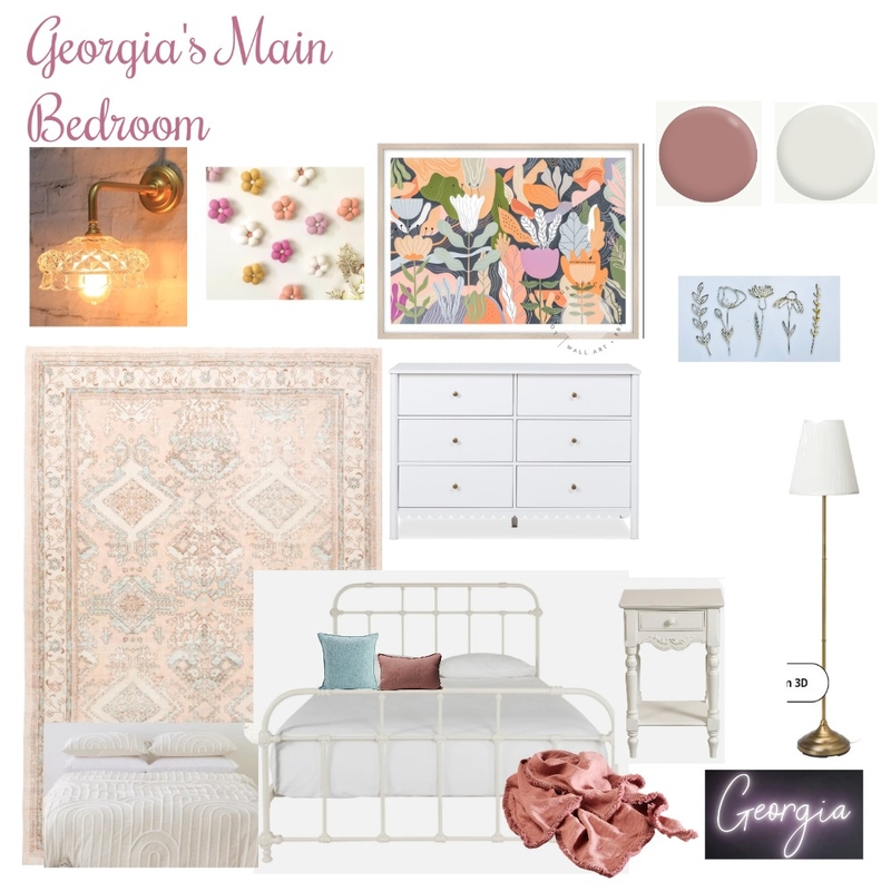 Georgia's Main Bedroom Mood Board by Sarah on Style Sourcebook