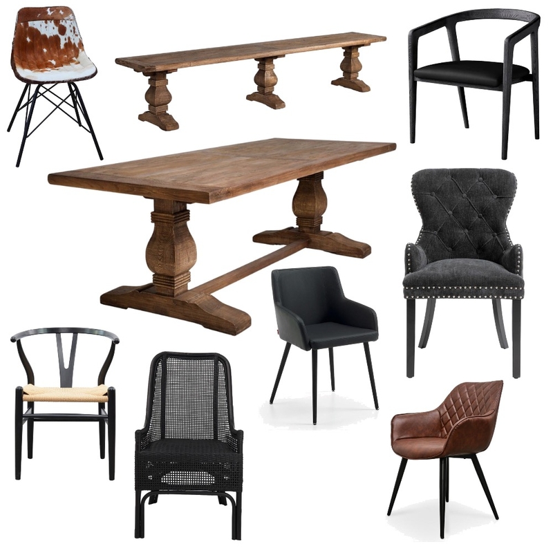 Dining Chairs 2 / Dark Timber Mood Board by Interiors by Samandra on Style Sourcebook