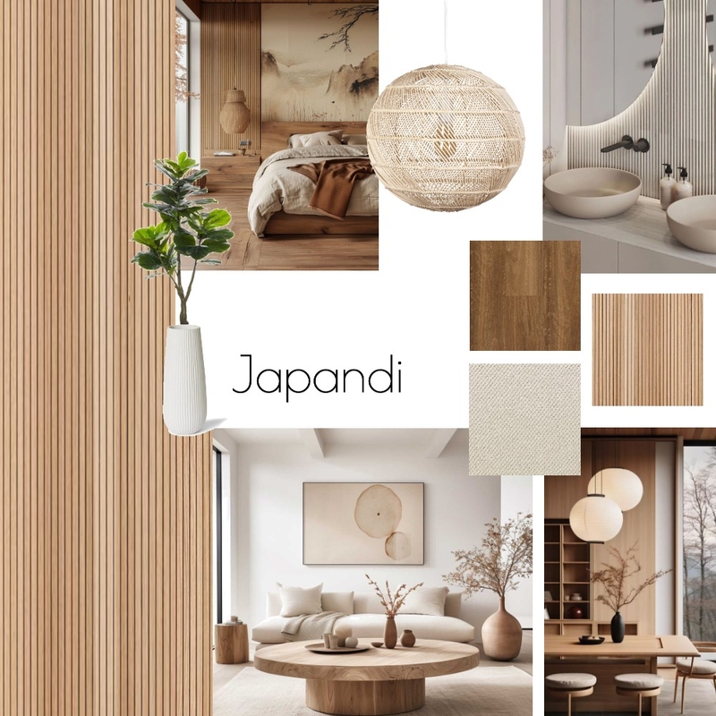 Japandi Moodboard Mood Board by hbmaria on Style Sourcebook