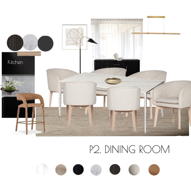 P2. DINING ROOM Mood Board by Paradiso on Style Sourcebook