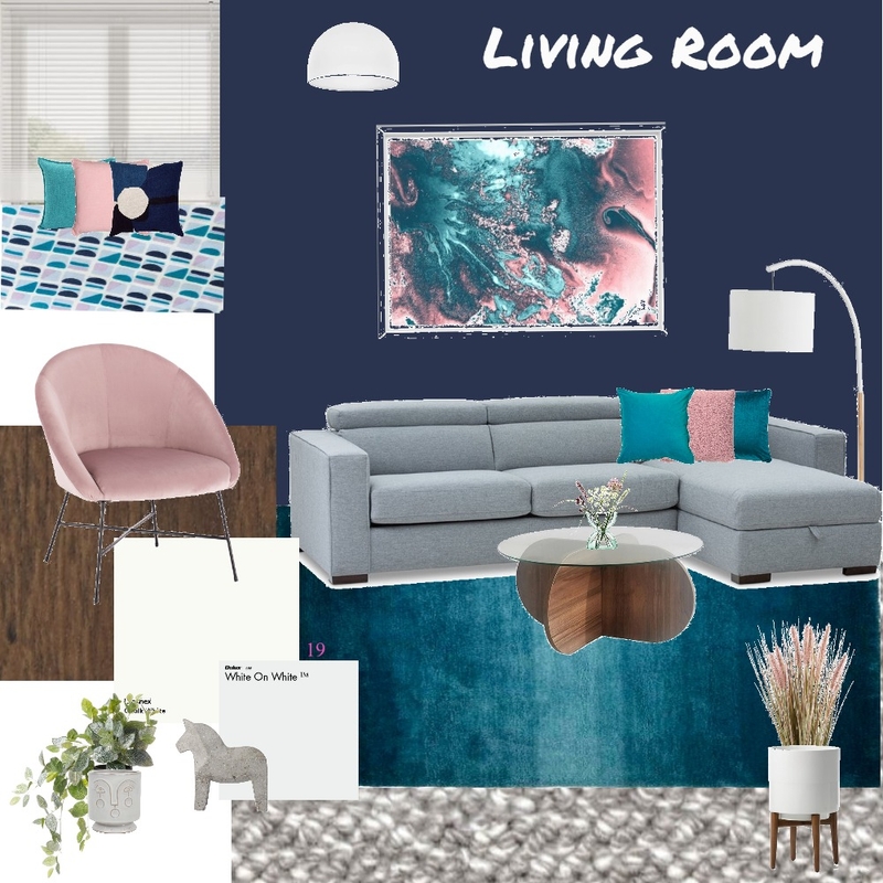 navy blue living Mood Board by Ruth Fisher on Style Sourcebook