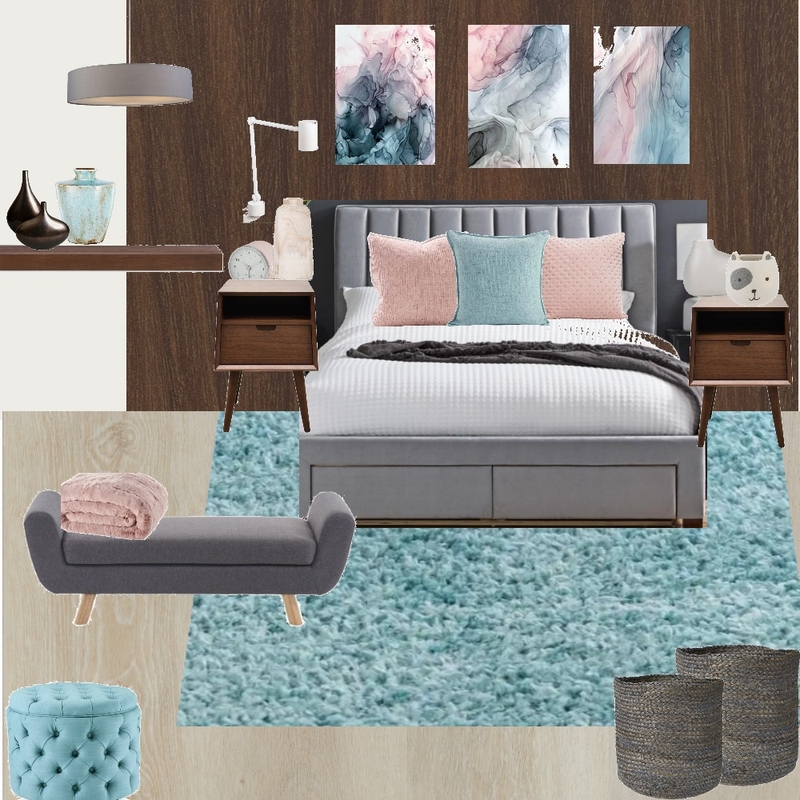 grey monochrome master bed Mood Board by Ruth Fisher on Style Sourcebook