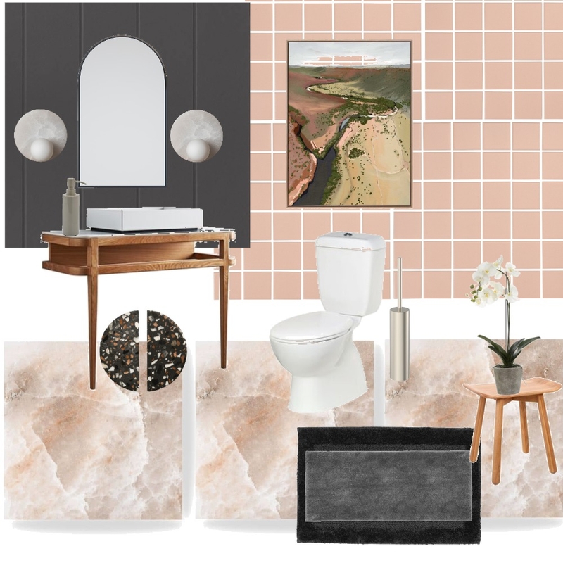 Pink Bathroom Mood Board by csavoie1798 on Style Sourcebook