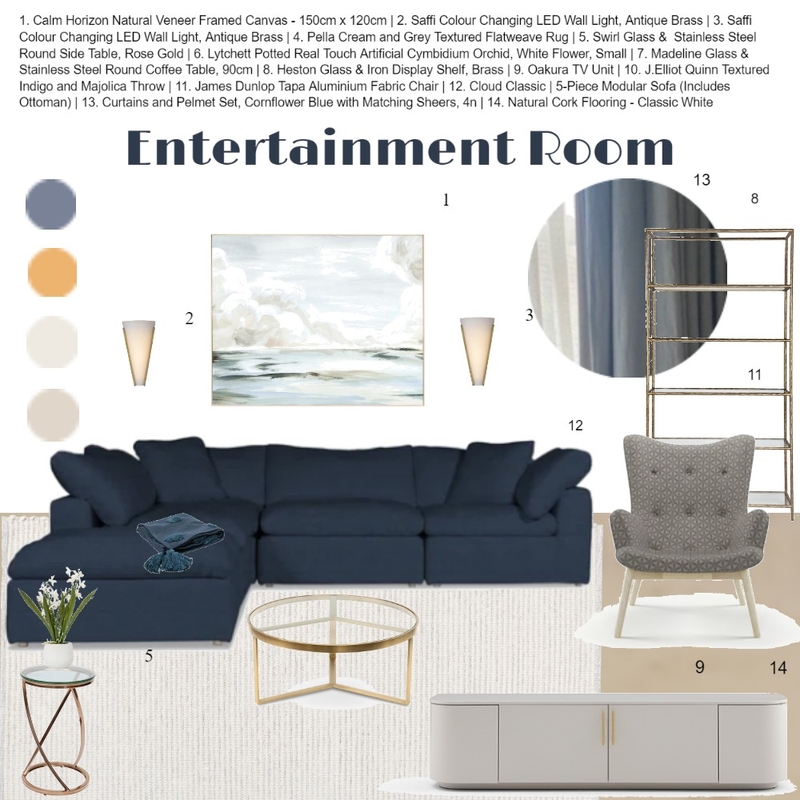 Entertainment Room Mood Board by sano.campos@hotmail.com on Style Sourcebook