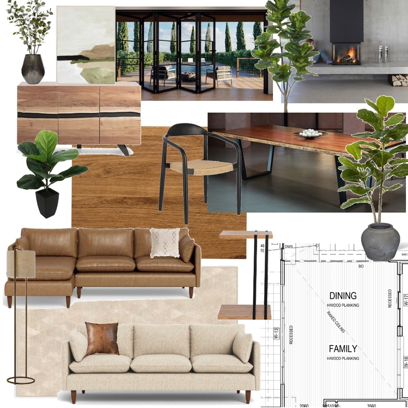 Living/Dining Mood Board by AbbieBryant on Style Sourcebook