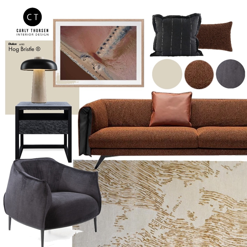 Living room AW24 Mood Board by Carly Thorsen Interior Design on Style Sourcebook