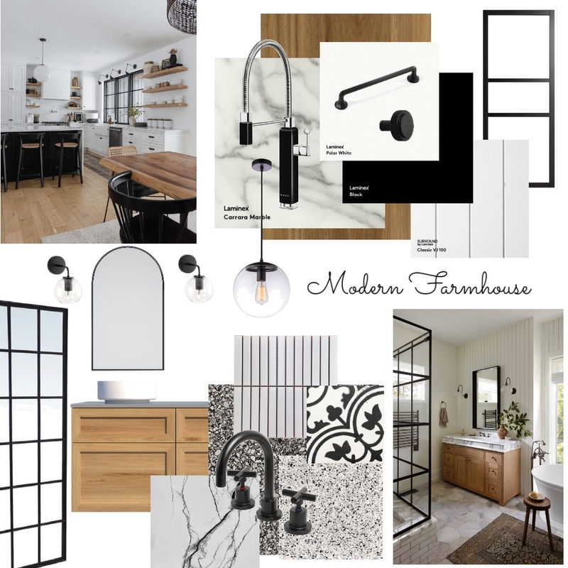 Classic Black and White Mood Board by Lucey Lane Interiors on Style Sourcebook