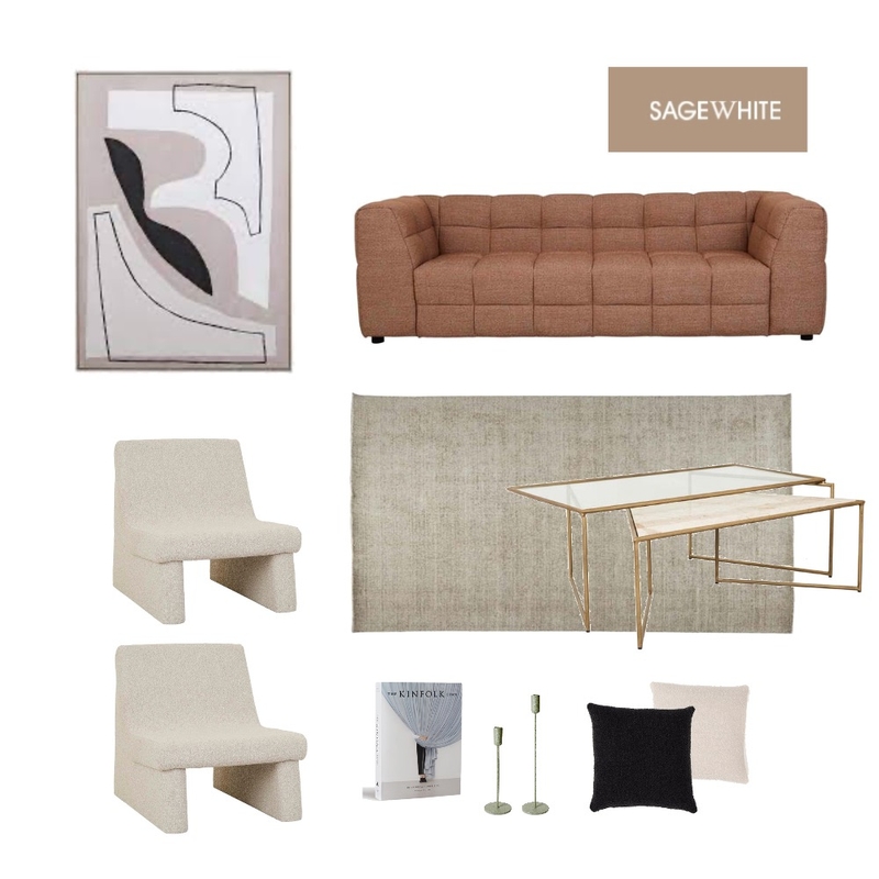 Doncaster Living 1 Moodboard Mood Board by Sage White Interiors on Style Sourcebook