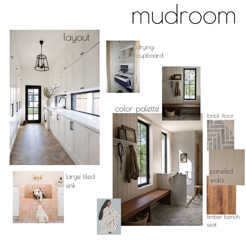 Mudroom Mood Board by Georgie Peel on Style Sourcebook