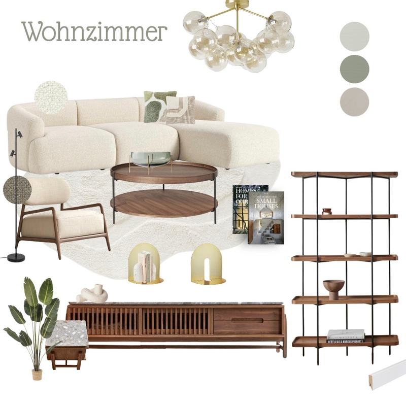 Living Room with green Details Mood Board by ChristinaAlbah on Style Sourcebook