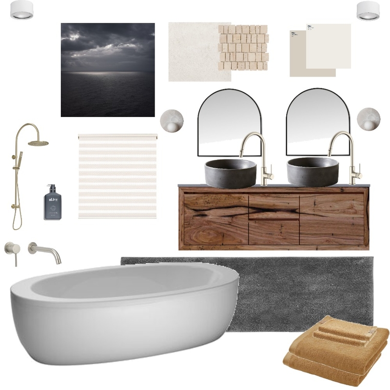 Main Bathroom Mood Board by Aurelie on Style Sourcebook