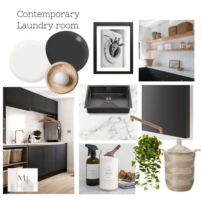 Contemporary laundry room Mood Board by IvanaM Interiors on Style Sourcebook