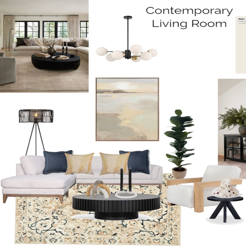 contemporary living room Mood Board by RhiHarrah on Style Sourcebook