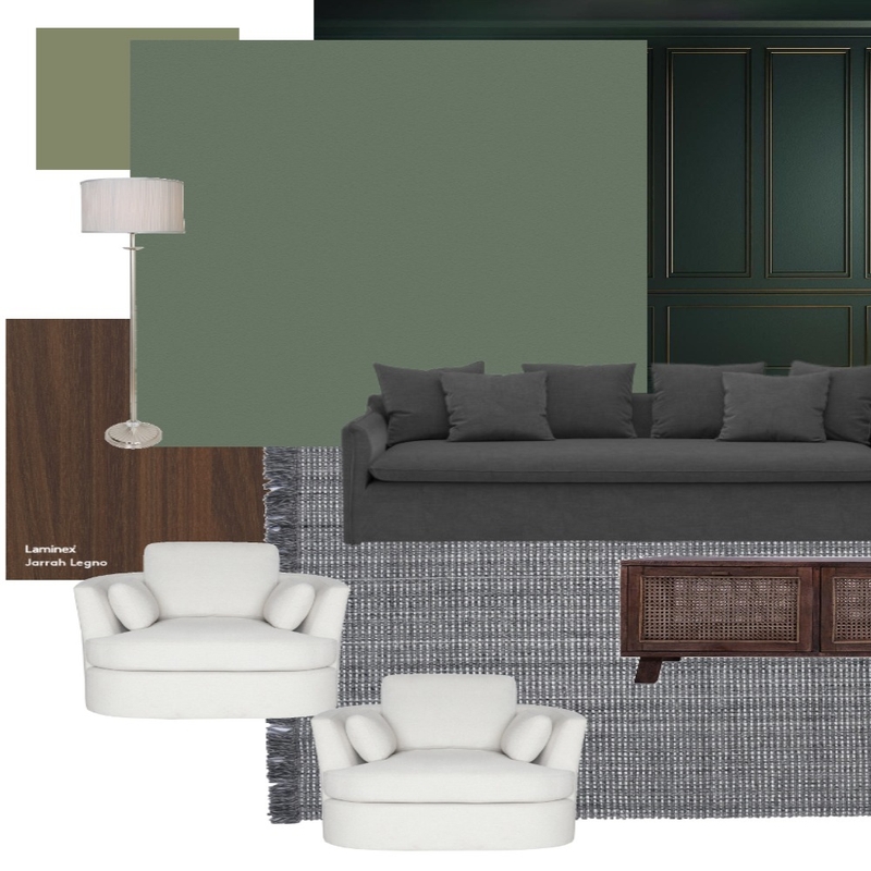 Green Moody Living Room Mood Board by Lauryn Nelson on Style Sourcebook