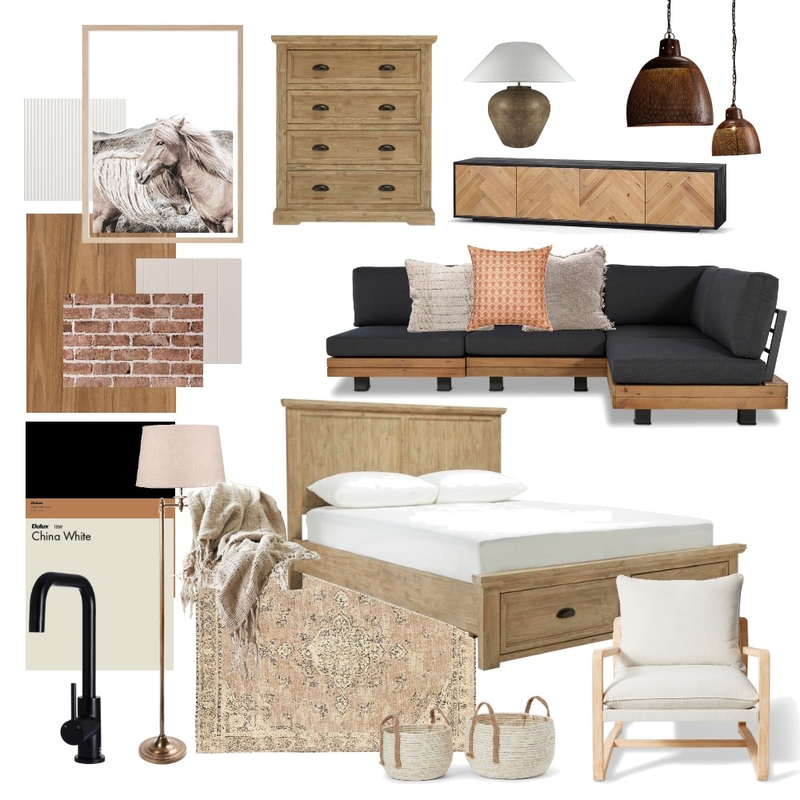 Modern Rustic Mood Board by Tchn on Style Sourcebook