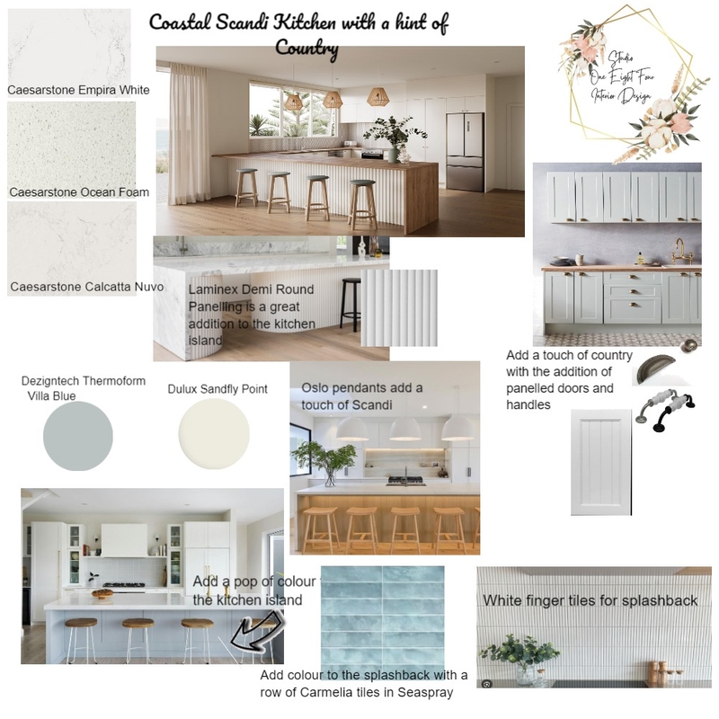 Country Coastal Scandi Kitchen Mood Board by natasha14 on Style Sourcebook