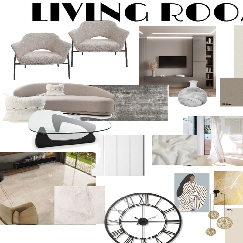 LIVING ROOM SEM2 Mood Board by bhoomi on Style Sourcebook