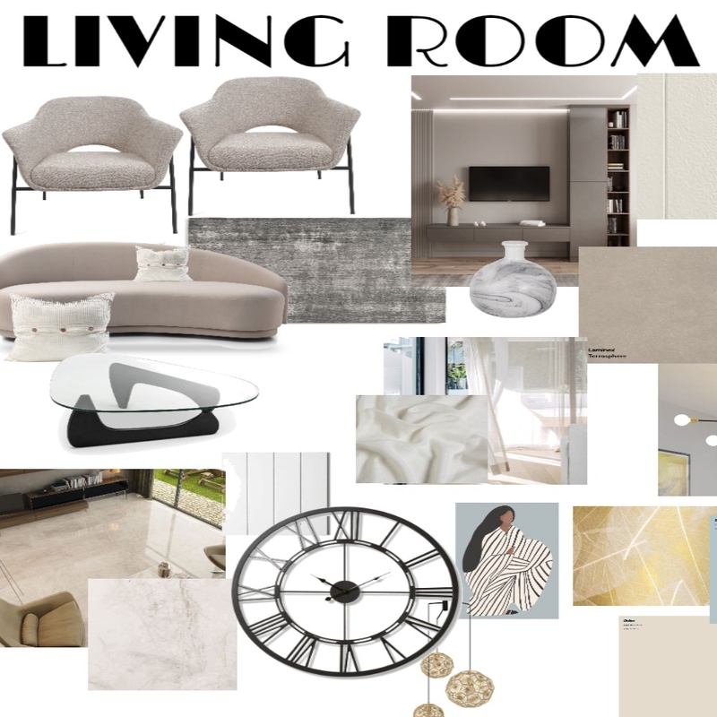 LIVING ROOM SEM2 Mood Board by bhoomi on Style Sourcebook