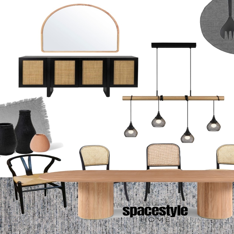 Moody & Dark Dining Mood Board by Stylespace Home on Style Sourcebook