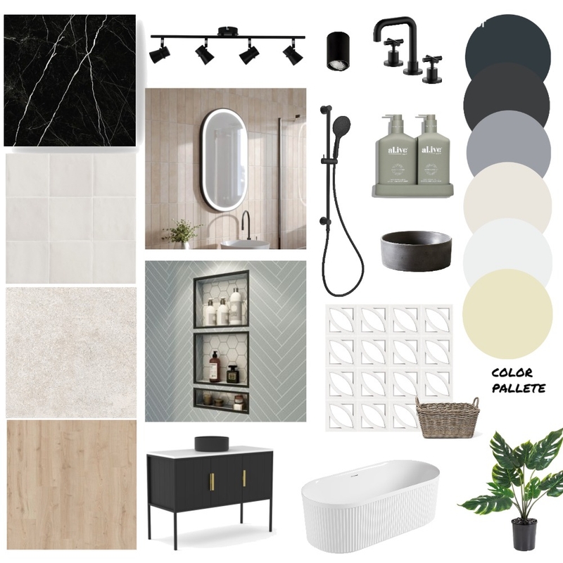 BATHROOM Mood Board by reeshu on Style Sourcebook