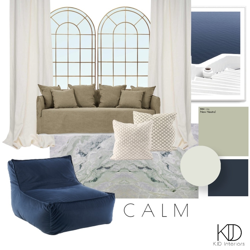 C A L M Mood Board by KJD INTERIORS on Style Sourcebook