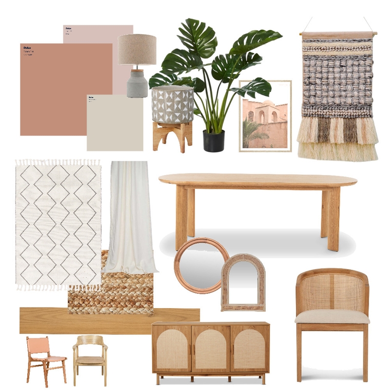 Relaxed Rattan Dining Mood Board by AnnieRosie on Style Sourcebook