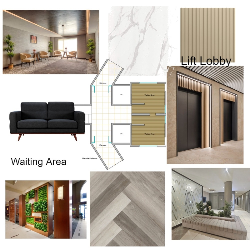 Bandra Lobby Lift Lobby Mood Board by Aisha.I.Maniyar on Style Sourcebook