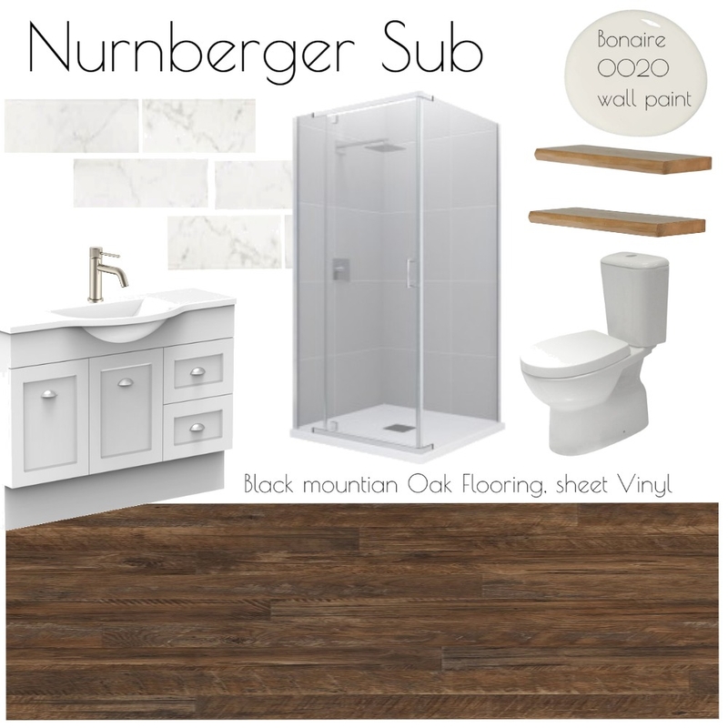 Nurnberger Sub bathroom Black Mountain Mood Board by Annalei May Designs on Style Sourcebook