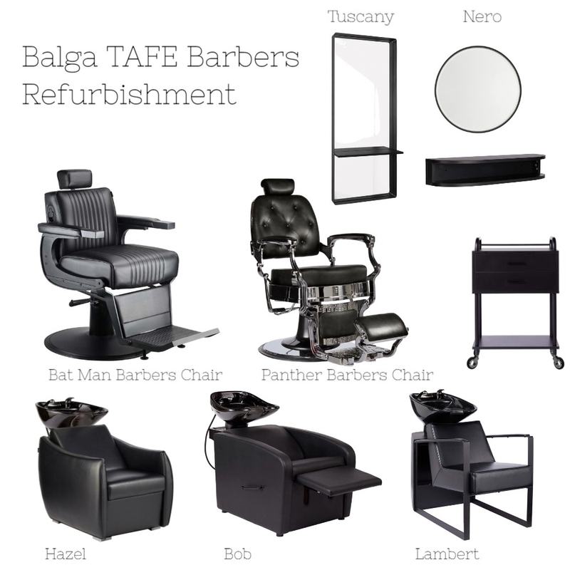 Balga TAFE  Barbers Mood Board by wasales on Style Sourcebook