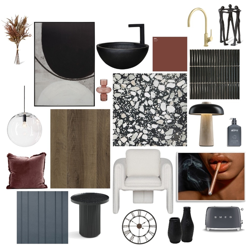 black and white Mood Board by Sophie Marie on Style Sourcebook