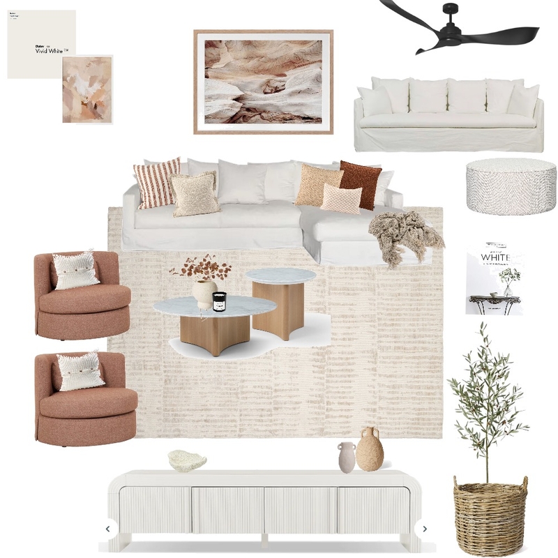 Foss St Modern Coastal Living room Mood Board by Amanda Lee Interiors on Style Sourcebook