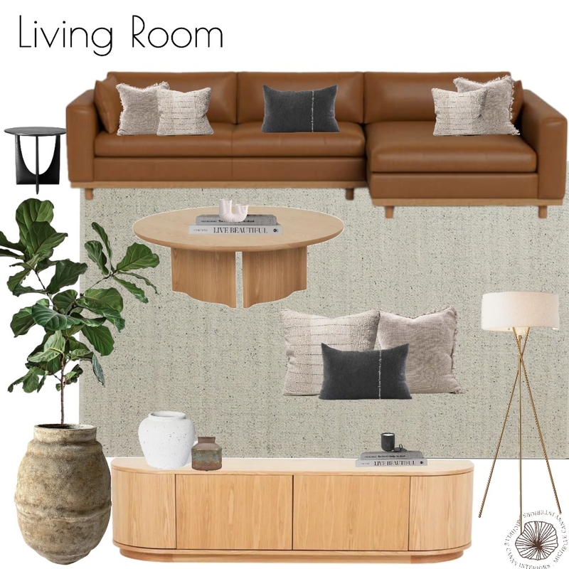 Living Room Mood Board by Michelle Canny Interiors on Style Sourcebook