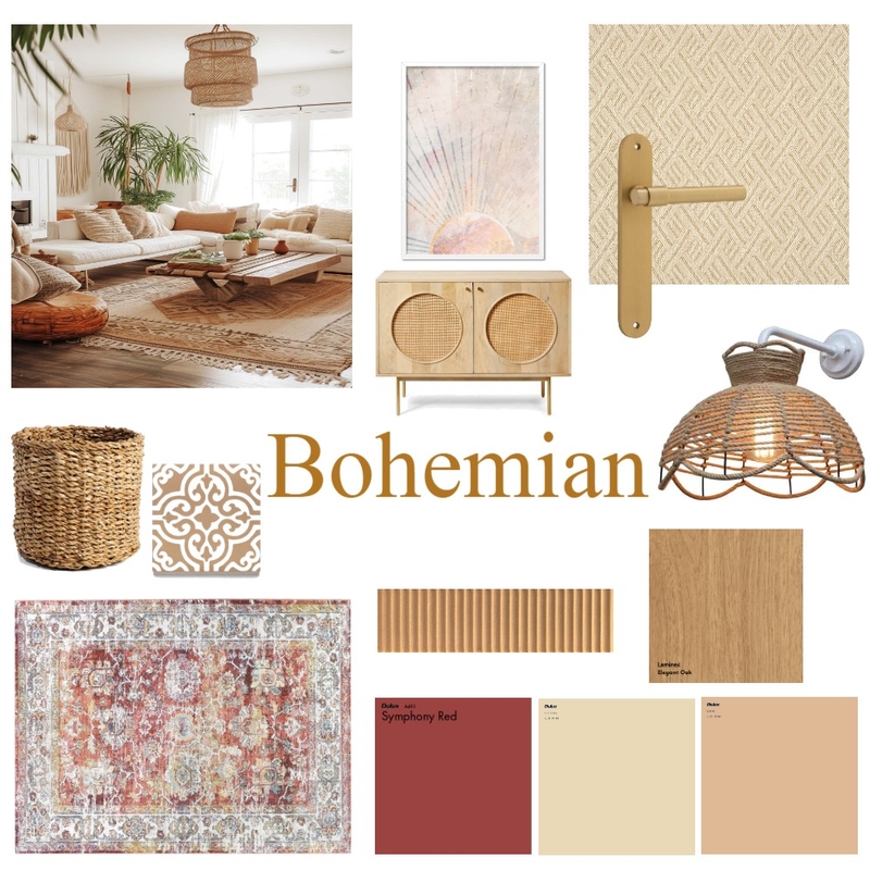 Assignment 3 Bohemian Mood Board Mood Board by avadore on Style Sourcebook