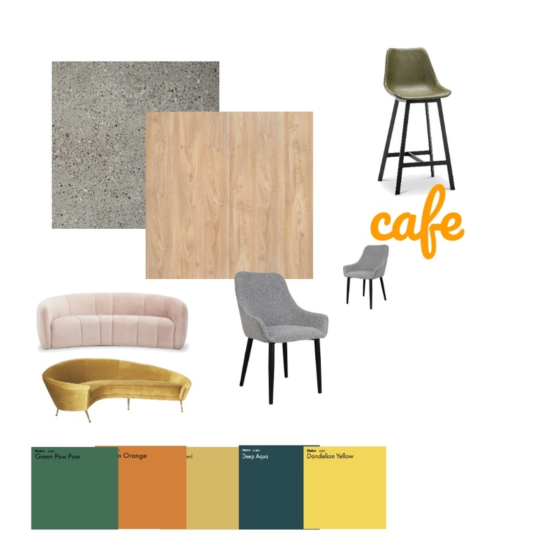 cafe Mood Board by DRAKOULI on Style Sourcebook