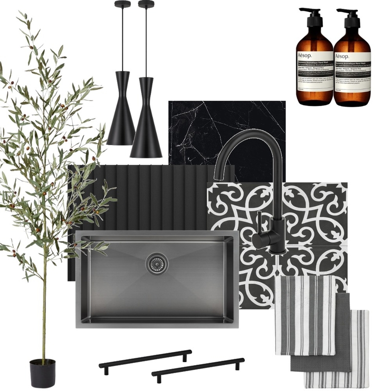 Matte Black Laundry Mood Board by Helena@abi-international.com.au on Style Sourcebook