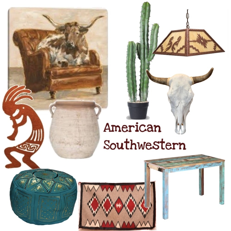 American Southwestern Mood Board by shannonberry on Style Sourcebook