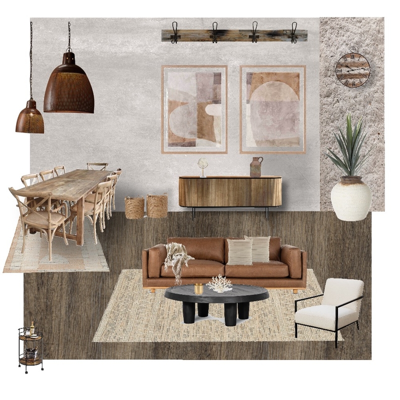 Modern rustic Mood Board by agalanos on Style Sourcebook