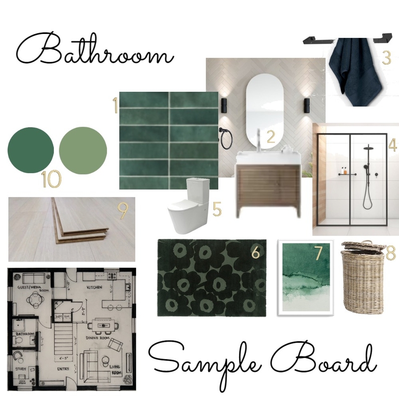 Bathroom sample board Mood Board by Mya on Style Sourcebook