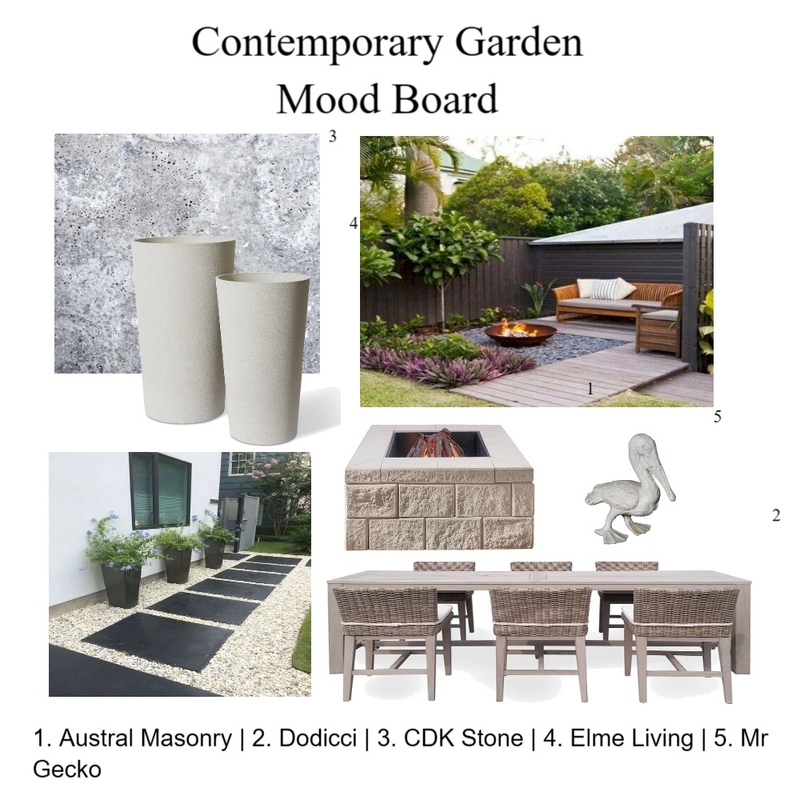 contemporary garden Mood Board by jess2530 on Style Sourcebook